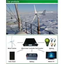 300W Roof Mounted Camping Wind Turbine 0.3kw for Monitoring